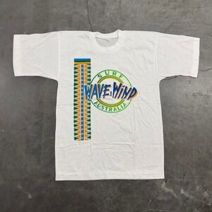 80s Surf Wave Wind Australia white T-shirt‎ #surf